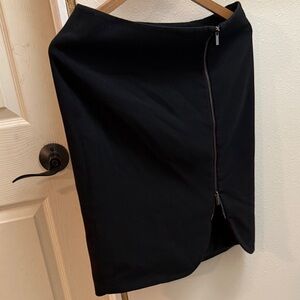 Ann Taylor Factory Black Pencil Skirt with Zipper